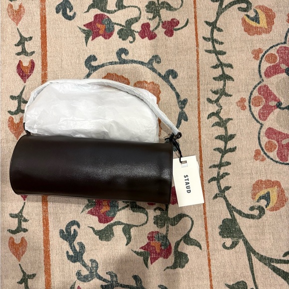 Staud, Mini Taru Bag, Brown, Silver Hardware, NWT - Picture 4 of 8
